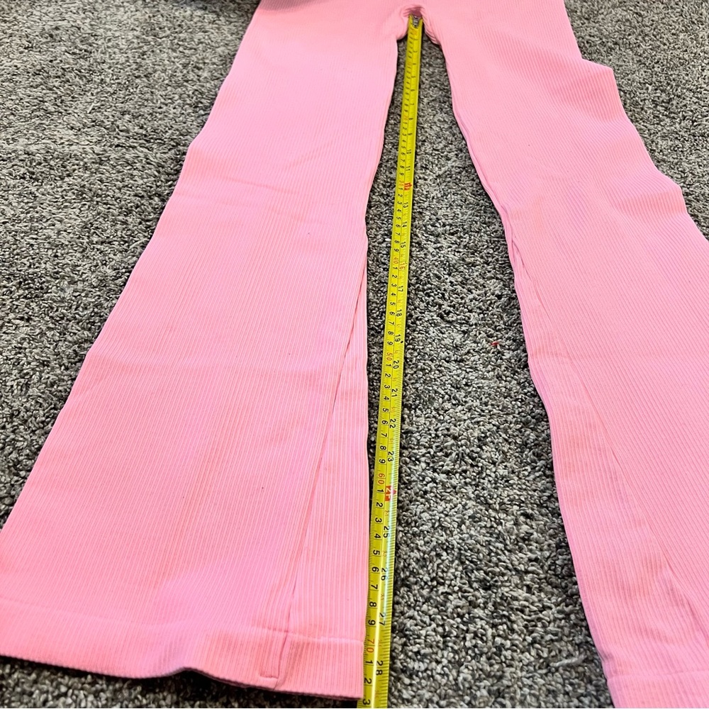 Pink Ribbed Jumpsuit - Picture 7 of 7